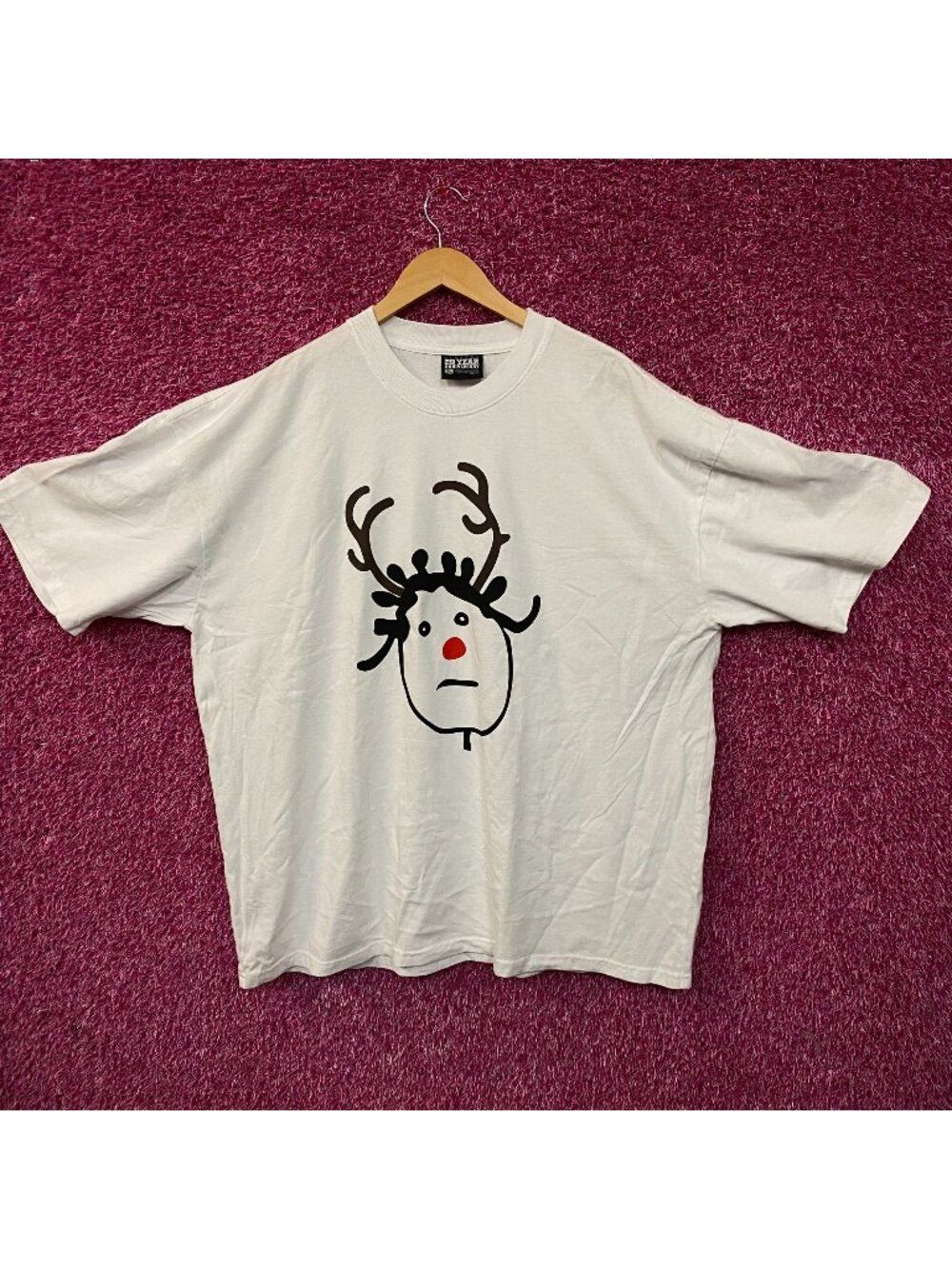 Rihanna R20 "Rhenna" Holiday Doodle 20th Anniversary Graphic Oversized T-Shirt X